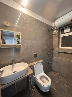 Bathroom in 2 BHK Apartment at Pratham 5TH Element, Andheri West – for Rent