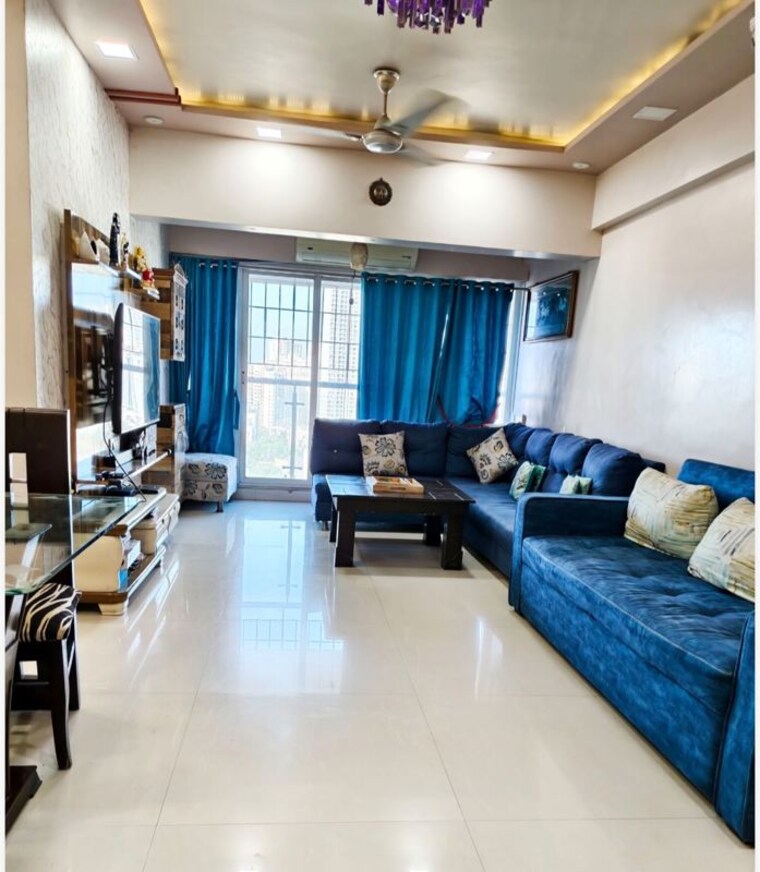 Living Room, rosa-bella 2 Bedroom 600 Sq.Ft. Apartment In Ghodbunder Road Thane 10550094