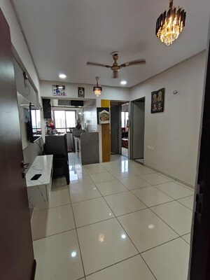 Living Room in 1.5 BHK Apartment at Sun Rising Homes, Jagatpur – for Rent