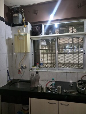 Kitchen in 1 BHK Apartment at Dheeraj Valley, Goregaon East – for Rent