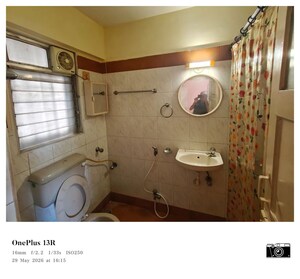 Bathroom in 3 BHK Apartment at Dheeraj Valley, Goregaon East – for Rent