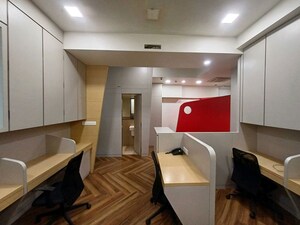 Kitchen in  Office Space at Kamala Mill – for Rent