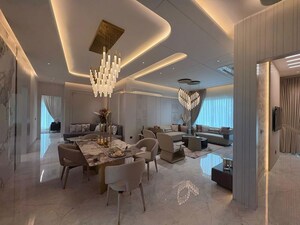 Living Room in 4 BHK Apartment at Sector 20 – for Sale