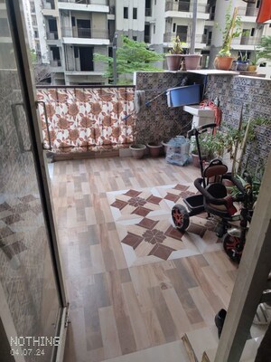 Balcony in 2 BHK Apartment at Panchsheel Greens, Sector 16 Greater Noida – for Rent