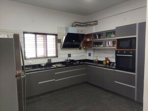 Kitchen in 3 BHK Apartment at Mantri Lithos, Thanisandra – for Rent