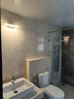 Bathroom in 2.5 BHK Apartment at Bhartiya City Nikoo Homes 4, Thanisandra Main Road – for Rent