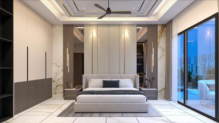 Bedroom, dhakoli 4 Bedroom 2925 Sq.Ft. Apartment In Dhakoli Zirakpur 10550317