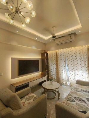 Living Room in 2 BHK Apartment at L&T Emerald Isle, Powai – for Rent