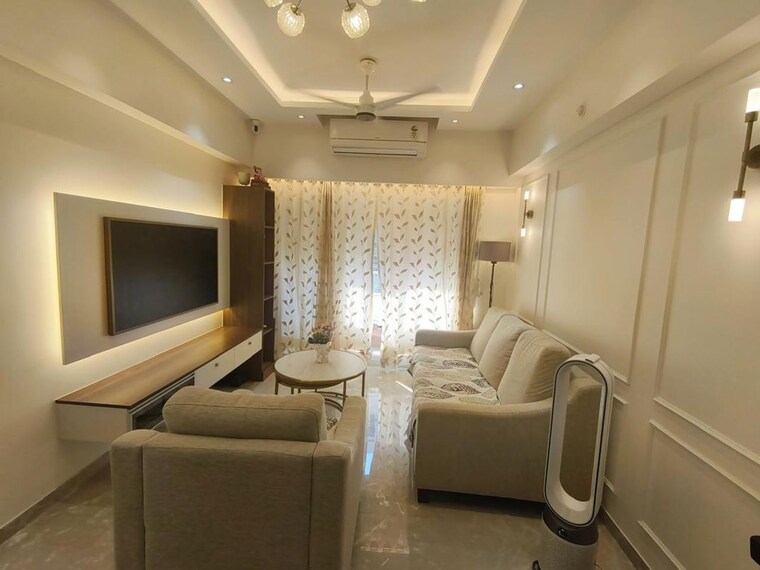 Living Room, l-t-emerald-isle 2 Bedroom 800 Sq.Ft. Apartment In Powai Mumbai 10550406