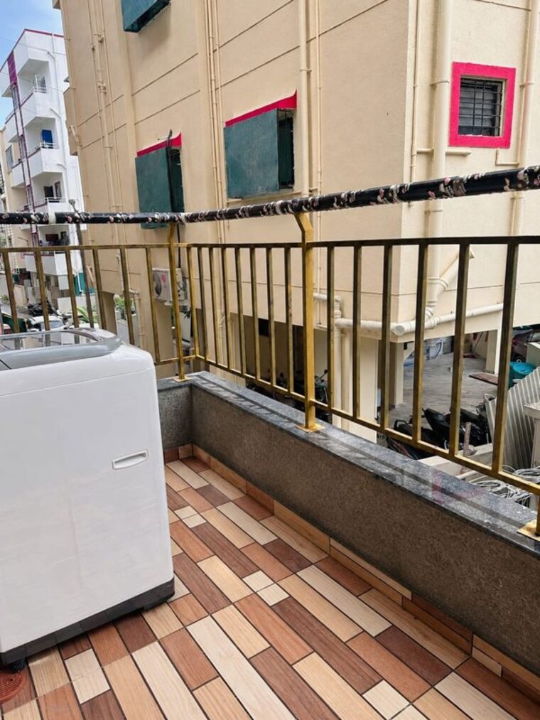 Balcony, wadgaon sheri 1 Bedroom 567 Sq.Ft. Apartment In Wadgaon Sheri Pune 10550450