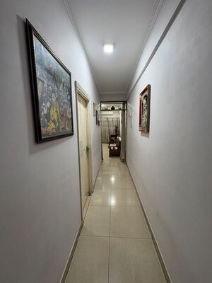 Building Lobby in 2.5 BHK Apartment at JKG Palm Resort, Raj Nagar Extension – for Sale