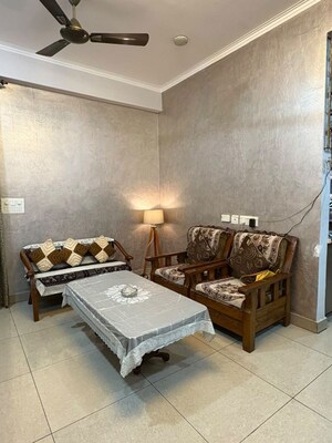 Living Room in 2.5 BHK Apartment at JKG Palm Resort, Raj Nagar Extension – for Sale