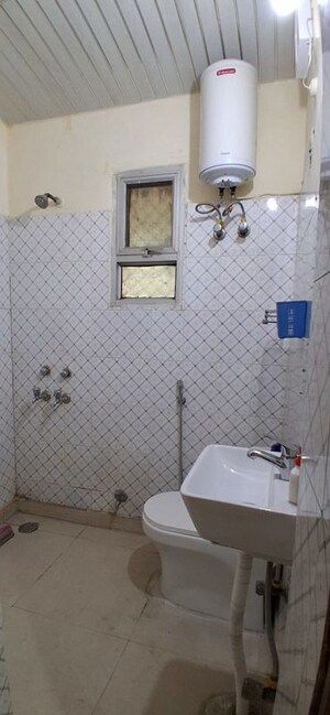 Bathroom in 2 BHK Apartment at Vasant Kunj – for Rent