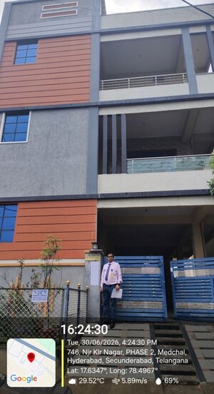  Independent House – Exterior View View at Medchal - for Sale