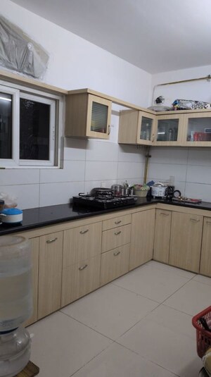 Kitchen in 3 BHK Apartment at Cybercity Rainbow Vistas Rock Gardens, Hi Tech City – for Rent