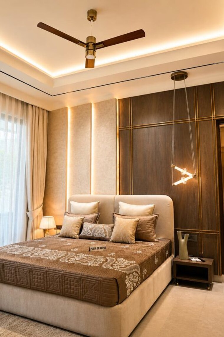 Bedroom, ms-enclave-zirakpur 3 Bedroom 1800 Sq.Ft. Apartment In Dhakoli Zirakpur 10550836
