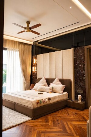 Bedroom in 3 BHK Apartment at MS Enclave Zirakpur, Dhakoli – for Sale