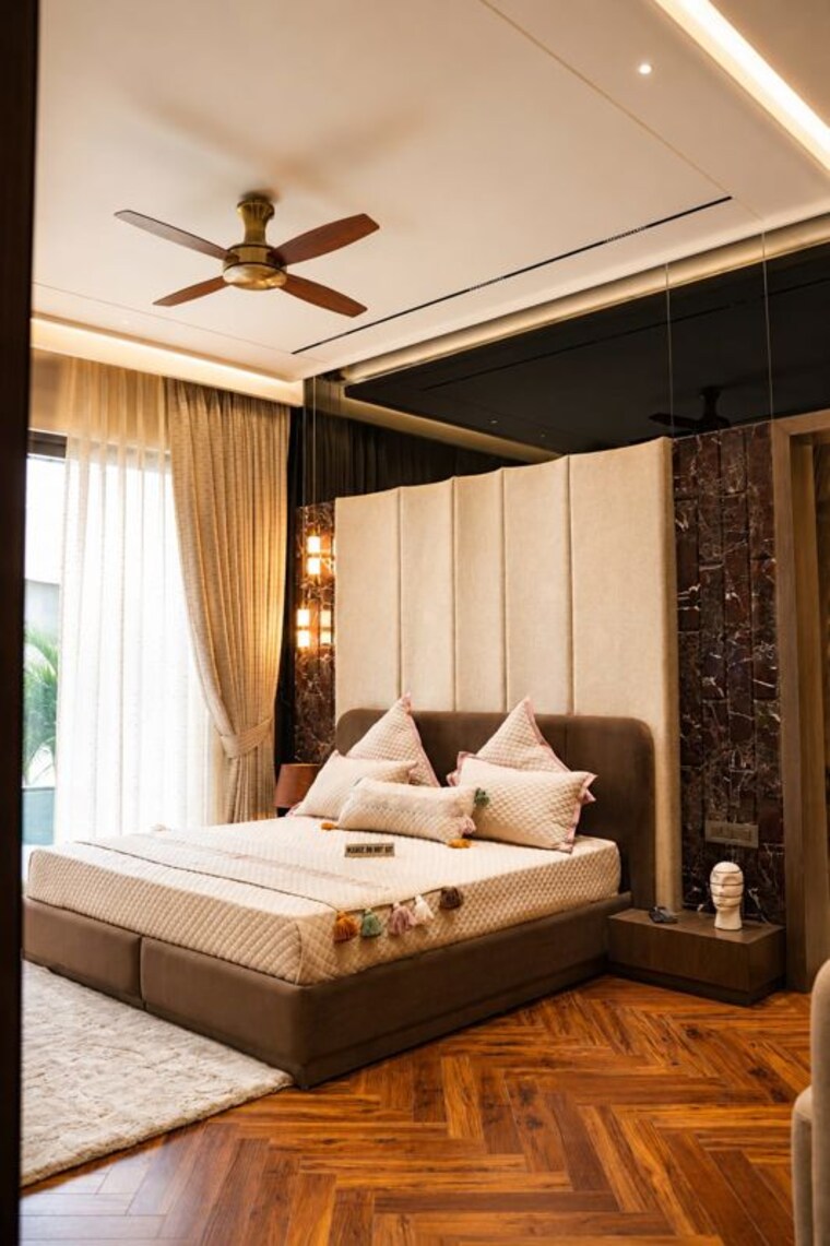 Bedroom, ms-enclave-zirakpur 3 Bedroom 1800 Sq.Ft. Apartment In Dhakoli Zirakpur 10550836