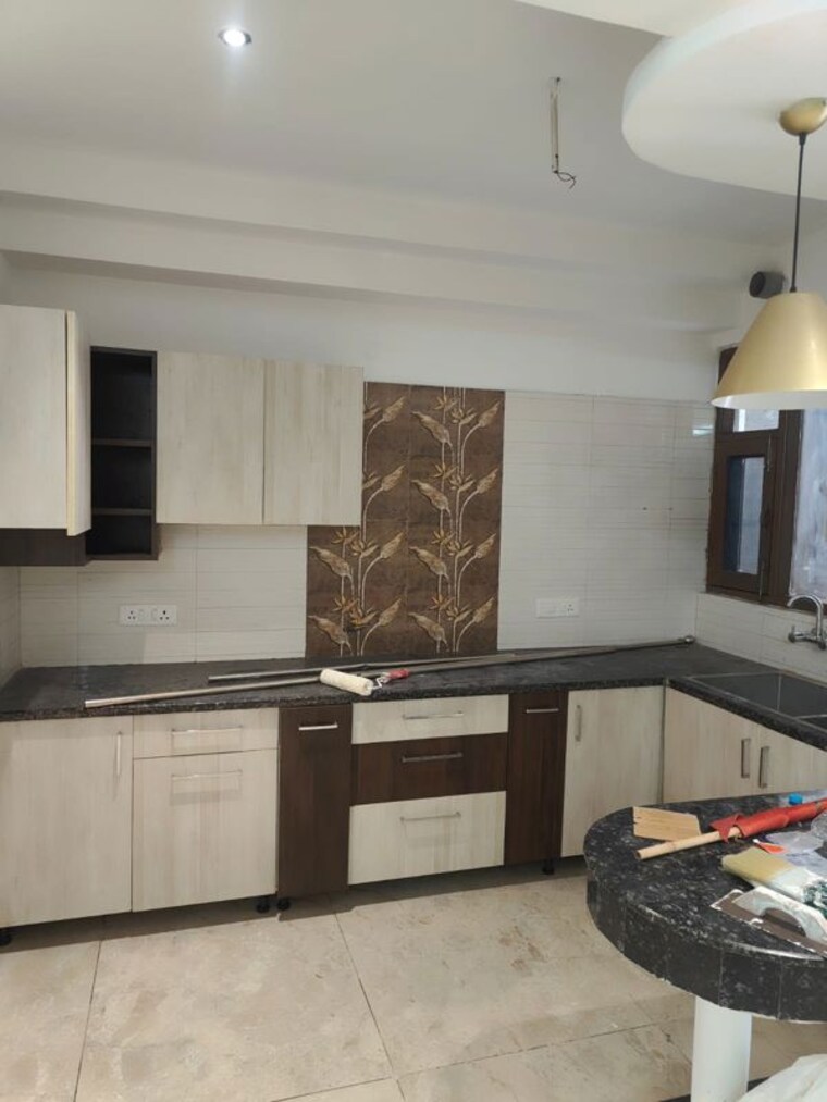 Kitchen, pir machalla 3 Bedroom 1100 Sq.Ft. Builder Floor In Pir Machalla Zirakpur 10550841
