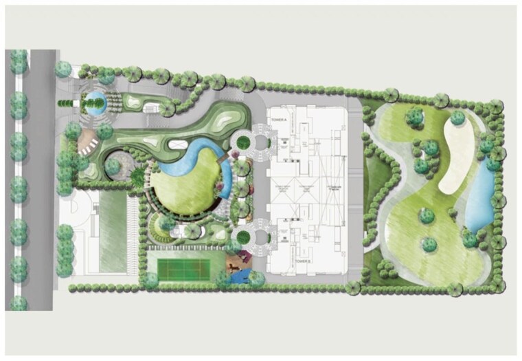 Master Plan, hale-the-resident-tower 3 Bedroom 2750 Sq.Ft. Apartment In Sector 150 Noida 10550847