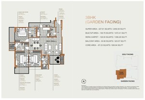 Master Plan in 3 BHK Apartment at Hale The Resident Tower, Sector 150 – for Sale