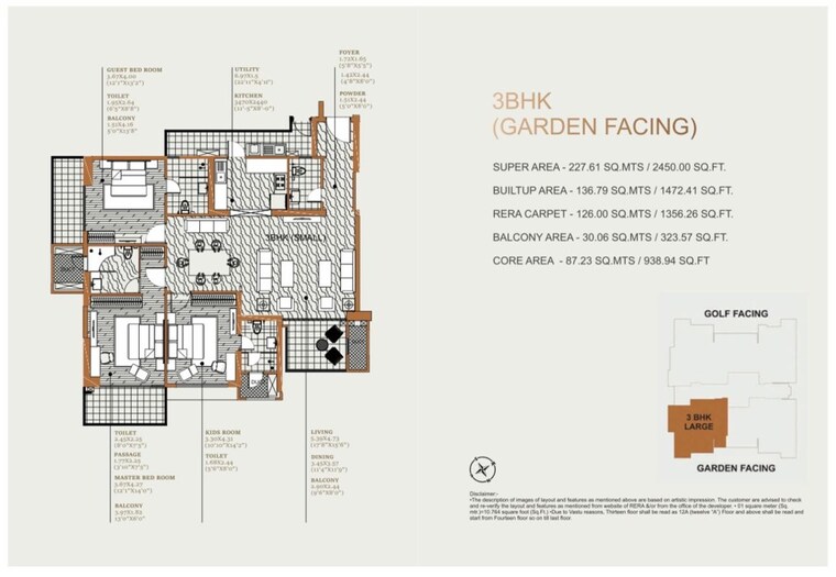 Master Plan, hale-the-resident-tower 3 Bedroom 2750 Sq.Ft. Apartment In Sector 150 Noida 10550847