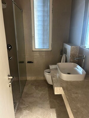 Bathroom in 3 BHK Apartment at Indiabulls Sky Forest, Lower Parel – for Rent