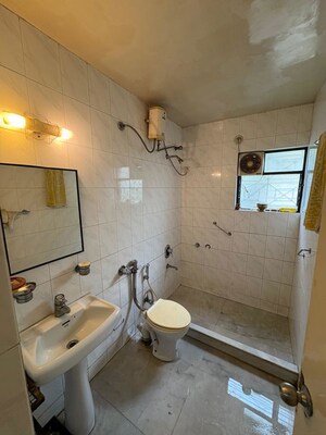 Bathroom in 3 BHK Apartment at Bhosale Serenade, Bhosale Nagar – for Sale
