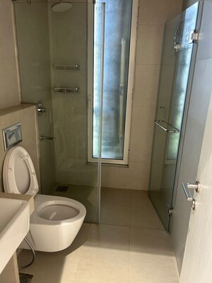 Bathroom in 3 BHK Apartment at Indiabulls Sky Forest, Lower Parel – for Rent
