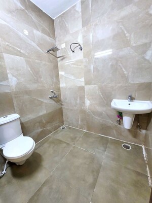 Bathroom in 2 BHK Apartment at MS Enclave Zirakpur, Dhakoli – for Rent