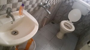 Bathroom in 1 RK Independent House at Rt Nagar – for Rent