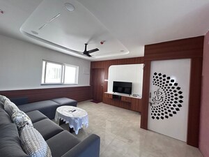 Living Room in 3 BHK Apartment at Candeur 40, Miyapur – for Rent