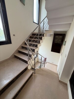 Staircase in 3 BHK Builder Floor at Greater Kailash I – for Rent