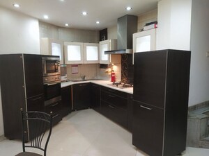 Kitchen in 3 BHK Builder Floor at South Extension ii – for Rent