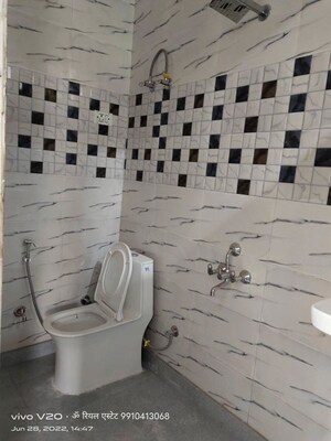 Bathroom in 1 BHK Builder Floor at Chattarpur – for Rent