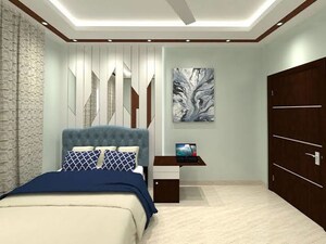 Living Room in 3.5 BHK Builder Floor at Advetaya Smart Homes, Sector 104 – for Sale