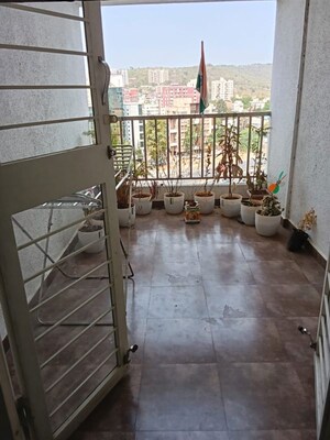 Balcony in 2 BHK Apartment at Saniket Sunwinds, Bavdhan – for Rent