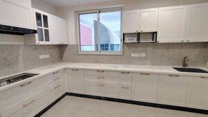 Kitchen in 4 BHK Apartment at Prestige White Meadows, Whitefield – for Rent