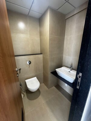 Bathroom in Studio Apartment at Vilas Javdekar Indilife, Wakad – for Rent