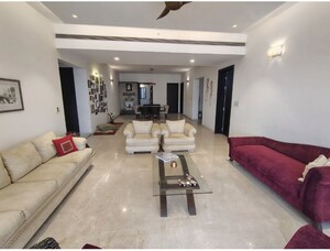 Living Room in 4 BHK Apartment at Prestige White Meadows, Whitefield – for Rent