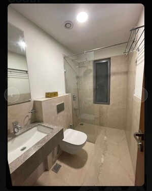 Bathroom in 4 BHK Apartment at Rustomjee Crown, Prabhadevi – for Rent