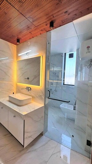 Bathroom in 4 BHK Builder Floor at Sector 55 – for Rent