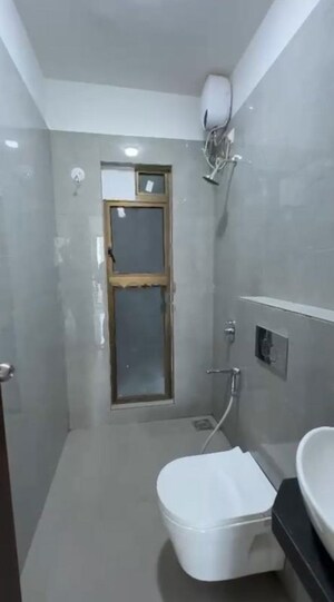 Bathroom in 2 BHK Apartment at Raymond Ten X Habitat, Pokhran Road No Two – for Rent