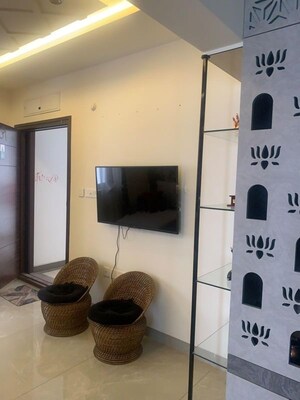 Living Room in 3 BHK Apartment at Hallmark Skyrena, Narsingi – for Rent