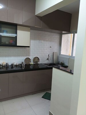 Kitchen in 3 BHK Apartment at TVS Emerald Jardin, Singasandra – for Rent