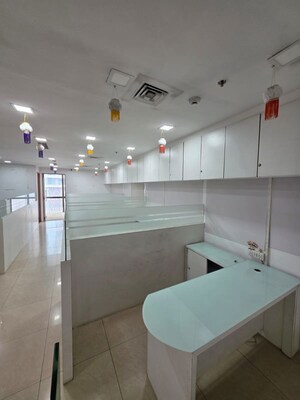 Bathroom in  Office Space at Platinum Techno Park, Vashi Sector 30 – for Rent