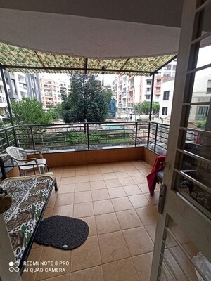 Terrace in 2 BHK Apartment at Karve Nagar – for Rent