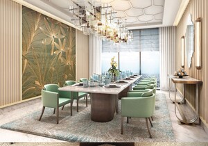 Dining area in 3 BHK Apartment at Lodha Haven, Choodasandra – for Sale