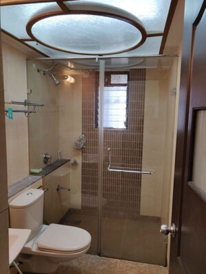 Bathroom in 3 BHK Apartment at Pandurang Colony – for Rent