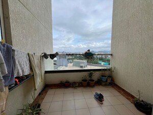 Balcony in 2 BHK Apartment at VJ Yashwin Nuovo Centro, Wakad – for Rent